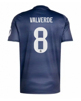 Real Madrid Federico Valverde #8 Maglia Gara Trasferta Repliche 2025-26 Maniche Corte